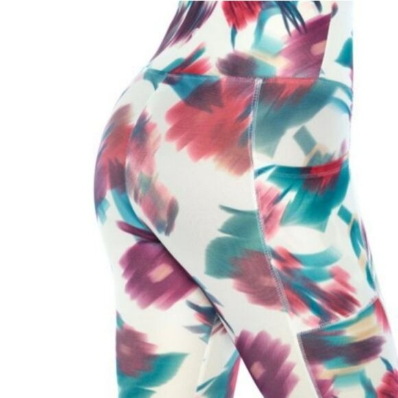 Bally's Total Fitness Athletic  XL Purple, White   92% Polyester/8% Spandex - Picture 4 of 7